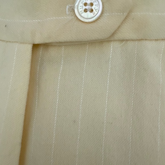 Burberry Off-White Ladies Trousers Size 6P Great Condition$29 - Picture 3 of 8